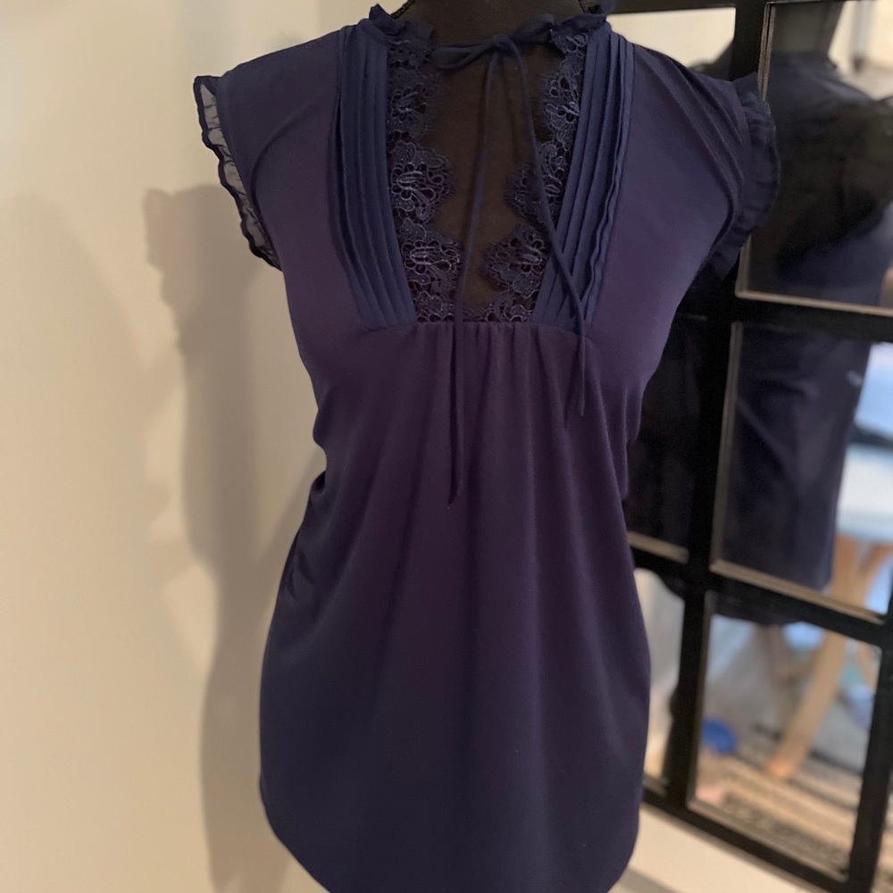 Express lacy tank